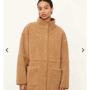 Vince oversized Sherpa jacket